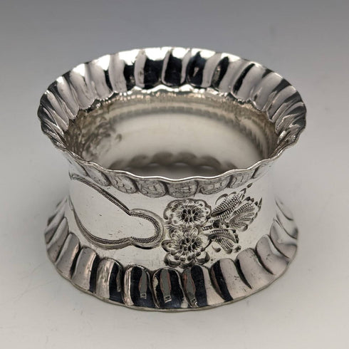 Set of 6 British Vintage Silver Plated Napkin Rings